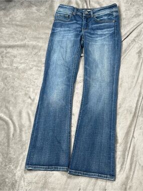 BKE Audrey Slim Bootcut Jeans Womens 29x29 Blue Denim Stretch Western Mid Rise